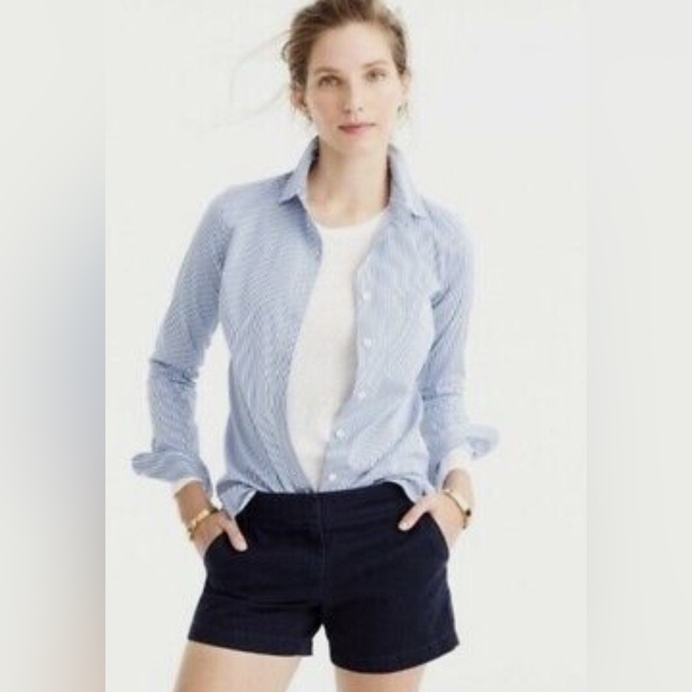 J. Crew Dark Blue Women's Chino Shorts